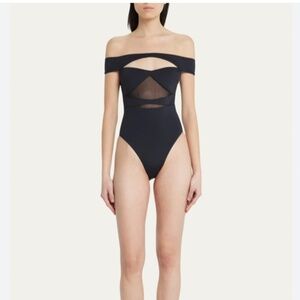 Fisch Lucretia Jet Black One-Piece Swimsuit - NWT - Medium
